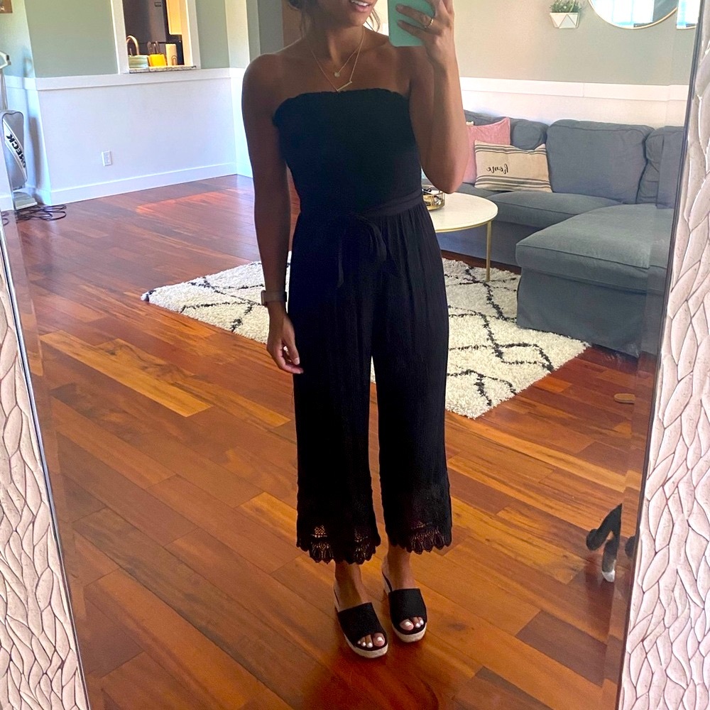 Strapless jumpsuit